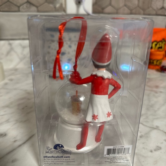 Dunkin Donuts x Elf on the Shelf 2023 Christmas Ornament (girl) - Picture 2 of 2